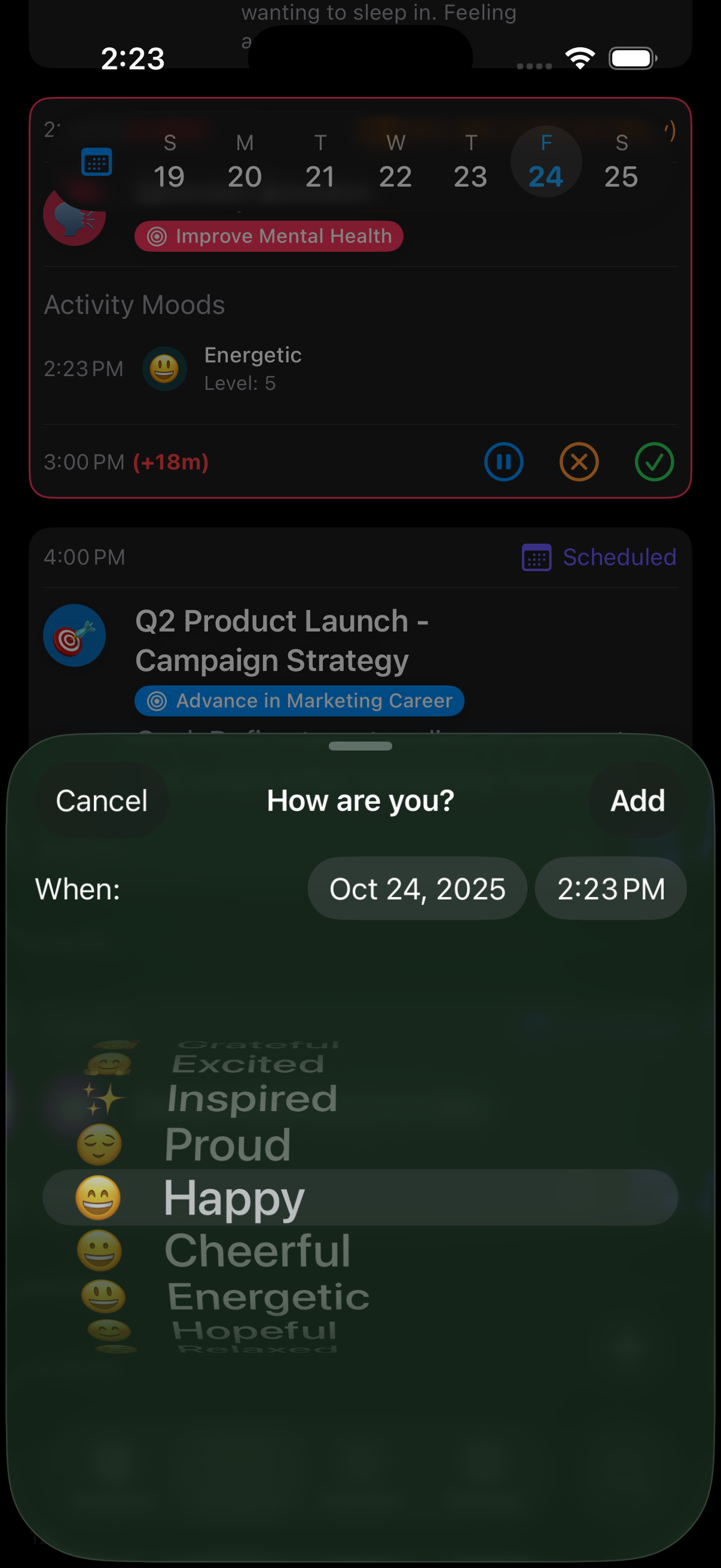 Mood Tracking