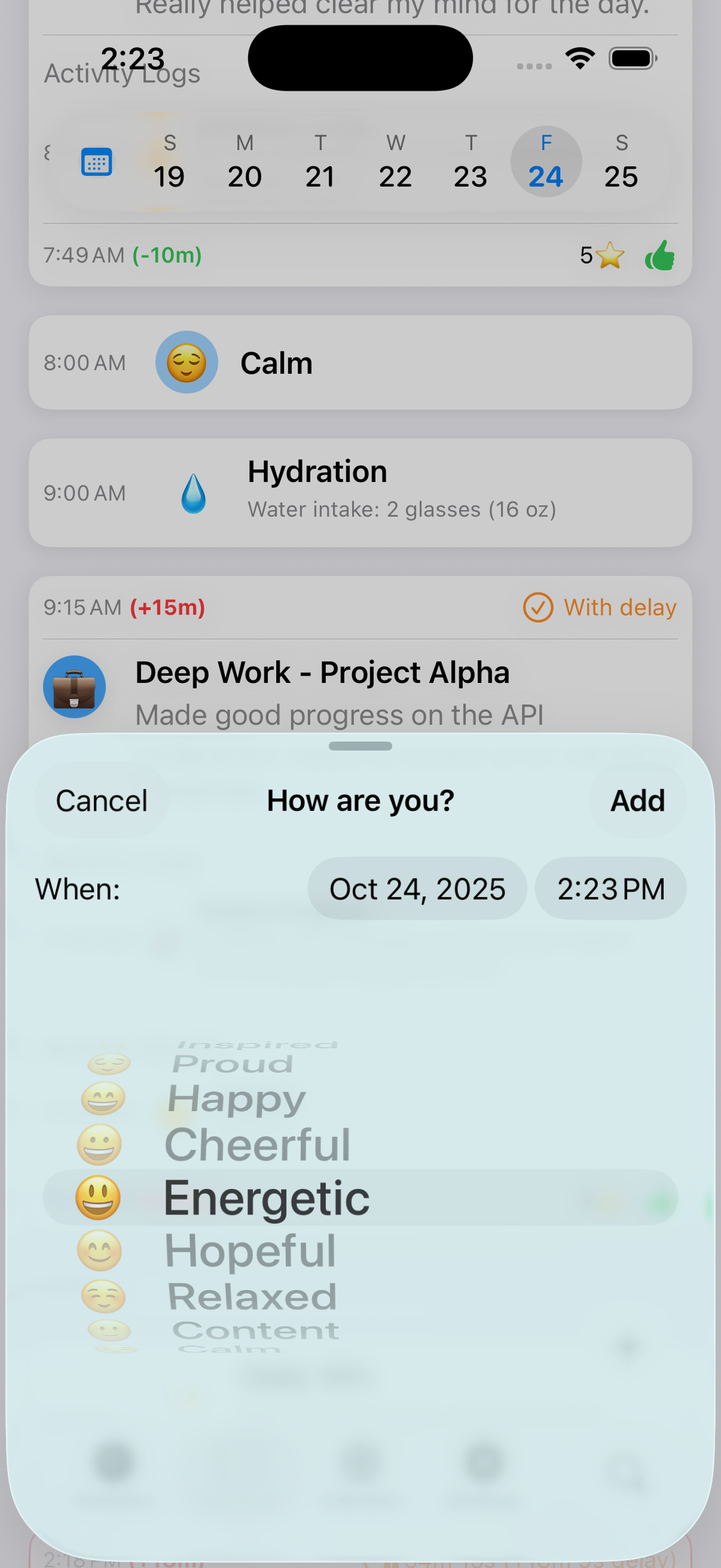 Mood Tracking